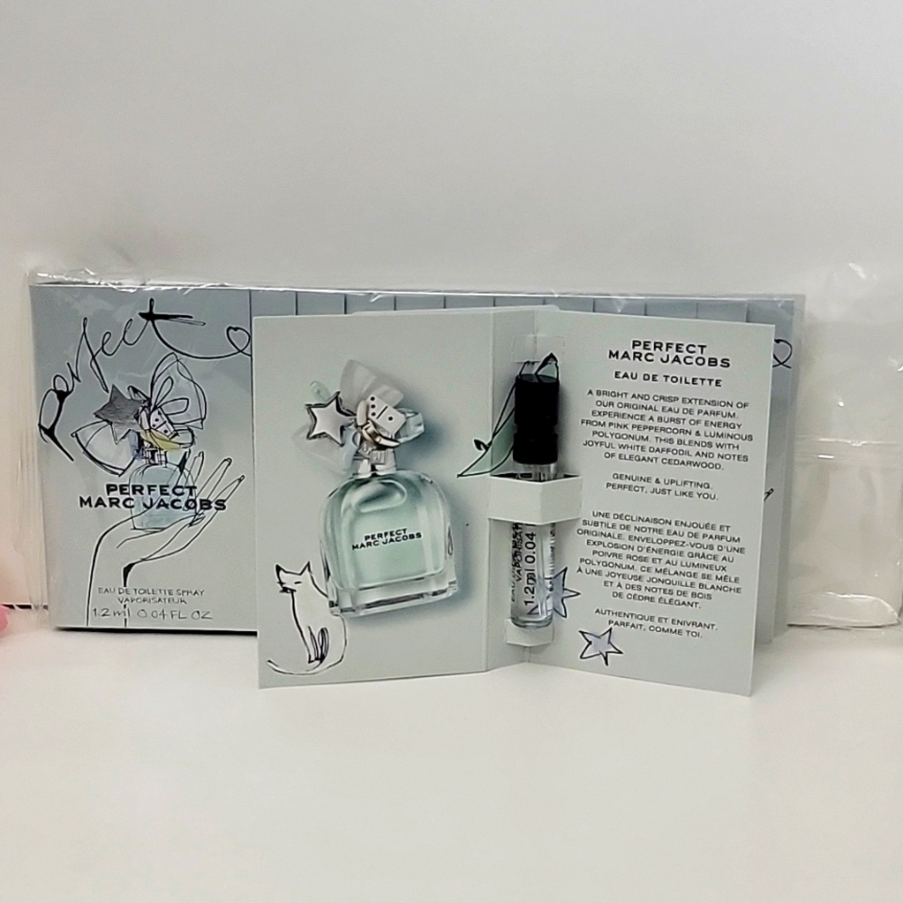 12 VIALS PERFECT MARC JACOBS EAU  DE TOILETTE CARDED